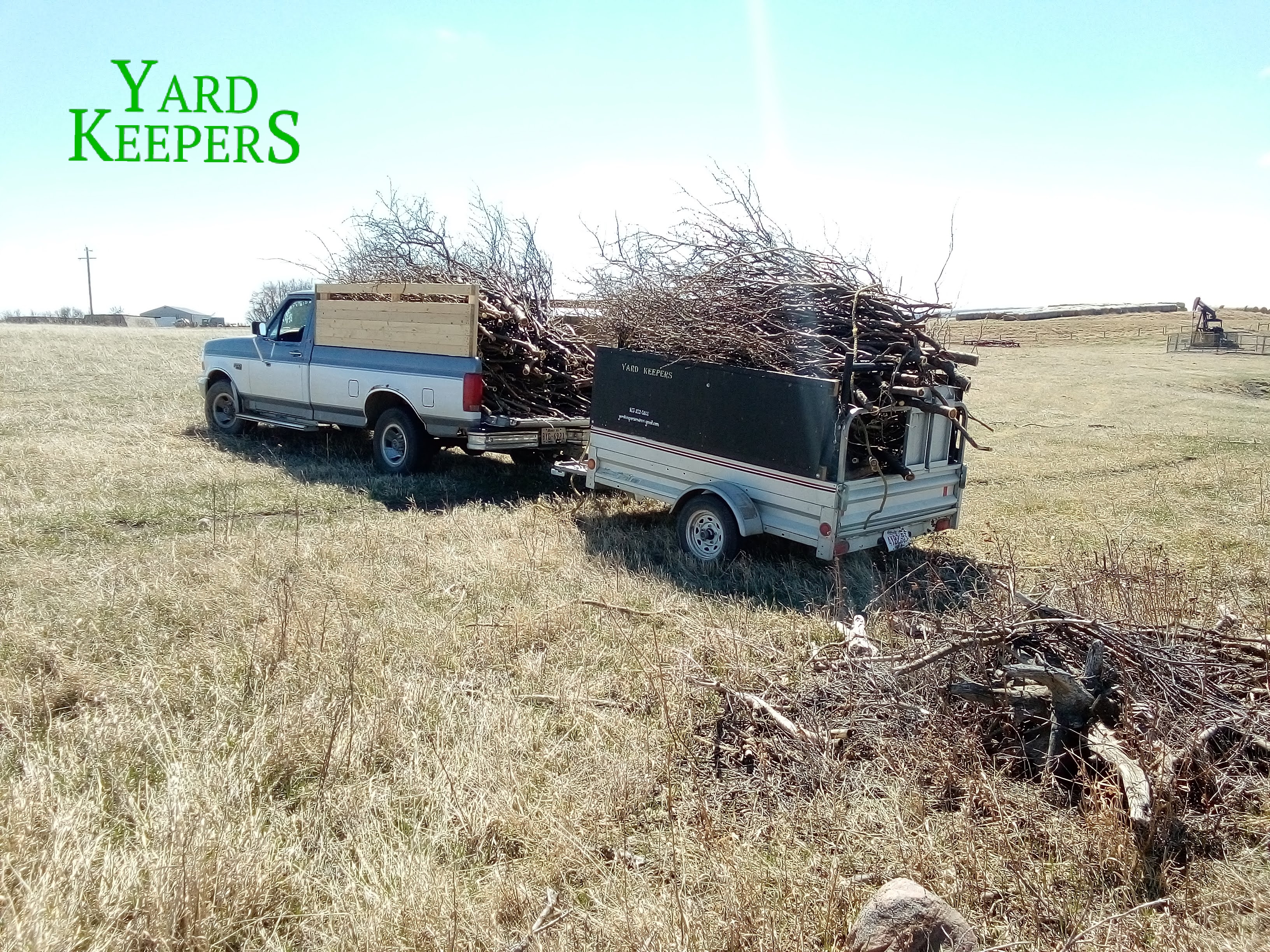 Piled Brush Debris
